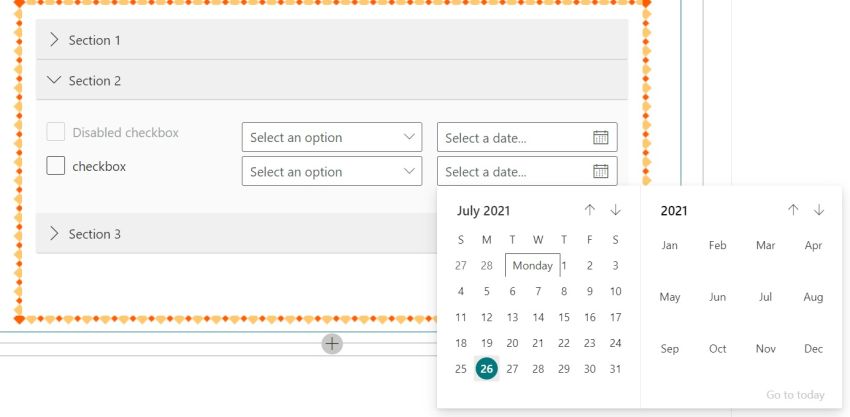 Implementation of office ui grid